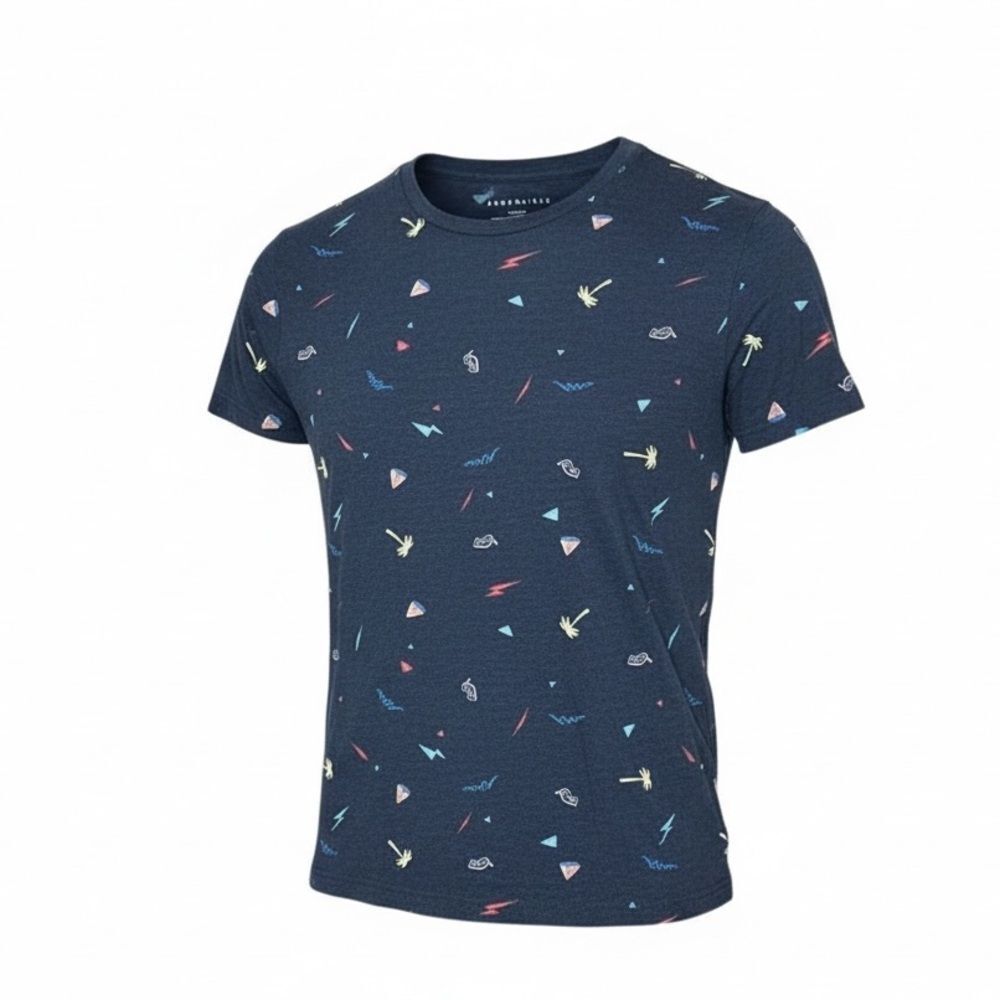 Aeropostale Crewneck Cotton Blend Printed Tee